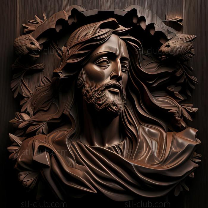 3D model st jesus (STL)